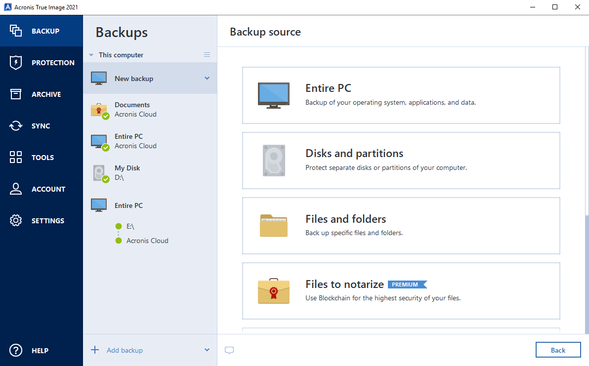 acronis home not seeing usb drive