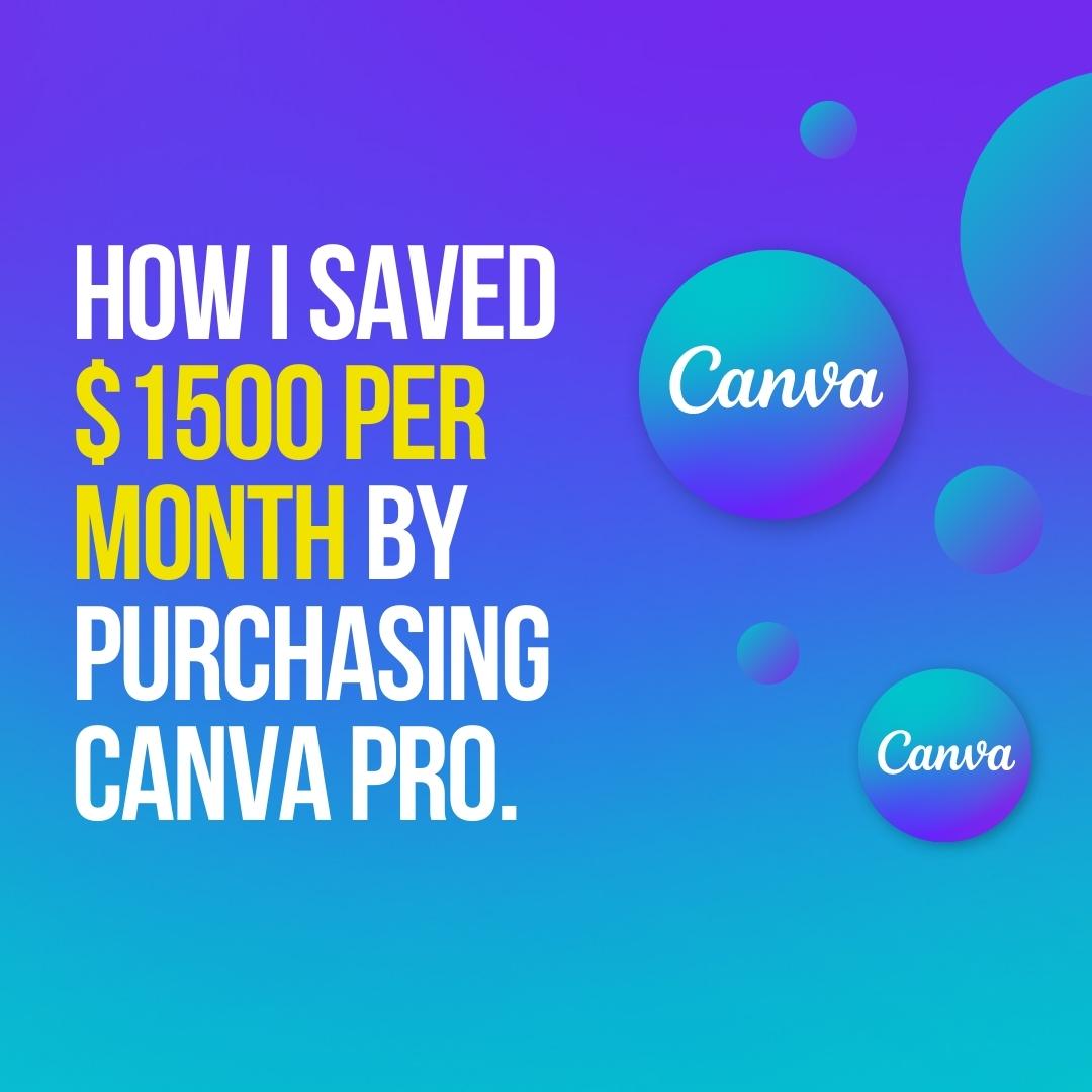 How much is Canva Pro? Save up to 1500/m on Graphic Design