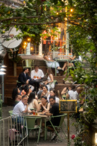 Berlin Mitte people enjoying outdoors